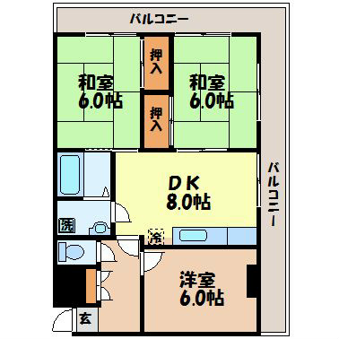 キャスティール五島町 間取り