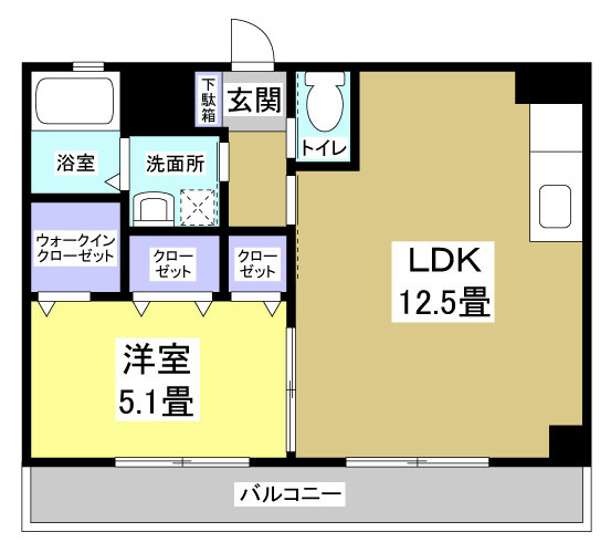 田畑ハイツそれいゆ 間取り図