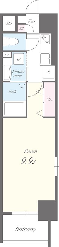 エスポアール二葉 間取り図