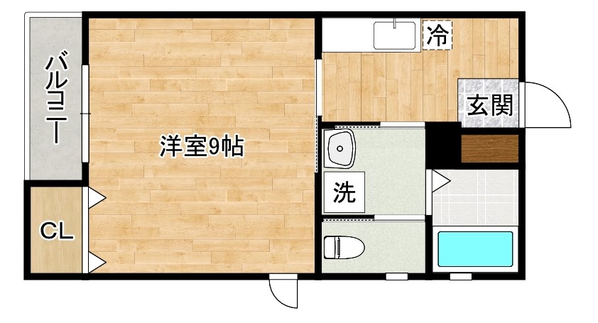 SEPHIROT弐番館（セフィロト弐番館） 102号室 間取り