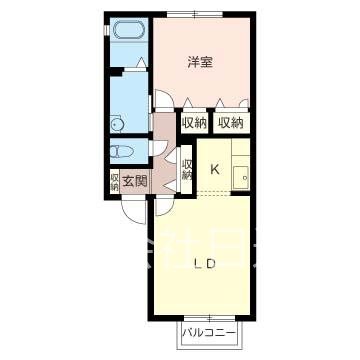 プレジオ 101号室 間取り