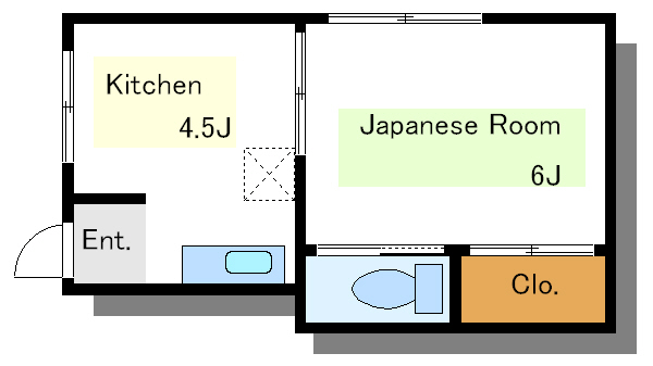 余村アパート 間取り