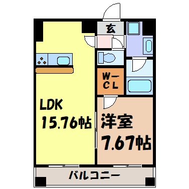 レジディア久屋大通 間取り図