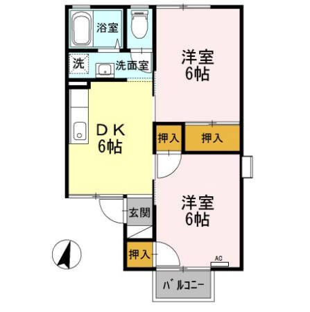 ノースポール田町 間取り図