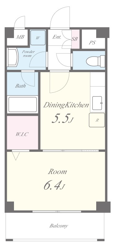 コンフォール日根野 間取り図