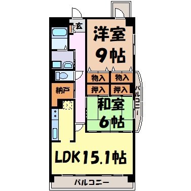 イースト・リバージュ 間取り図