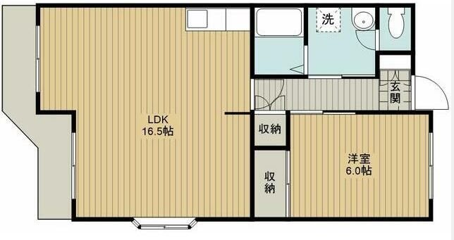 第6田畑ハイツ 間取り図