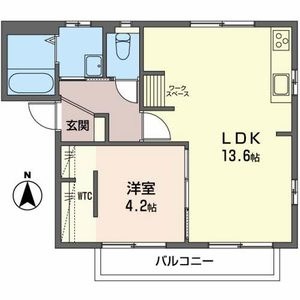 フレグランスアゼリアＡ 間取り