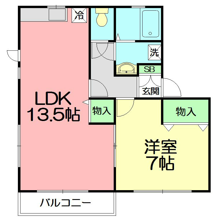 ルナ・クレシエンテ 202号室 間取り