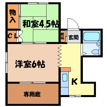 エクセル春岡 間取り図