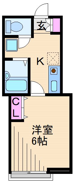モスグリーン大倉山 間取り