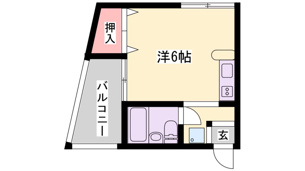 プレアール粟津Ⅲ 間取り図
