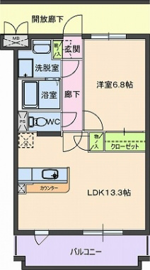 ブエナビスタ 間取り図