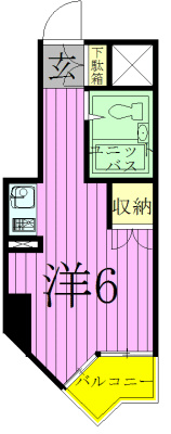ベルトピア新松戸第２ 302号室 間取り