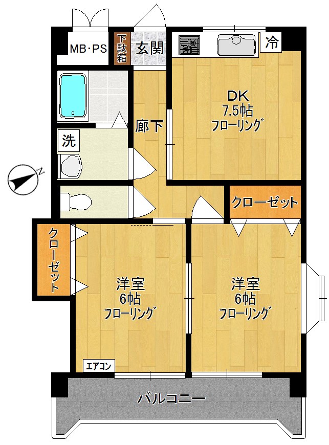 メイプルハウス 間取り図