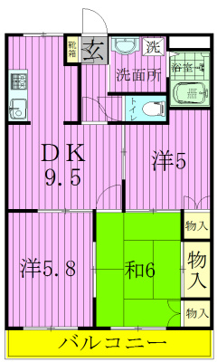 イーストピア 間取り図
