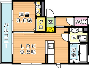 レスポアール 間取り図