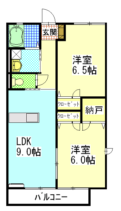 サンコートヴィラＥ 間取り