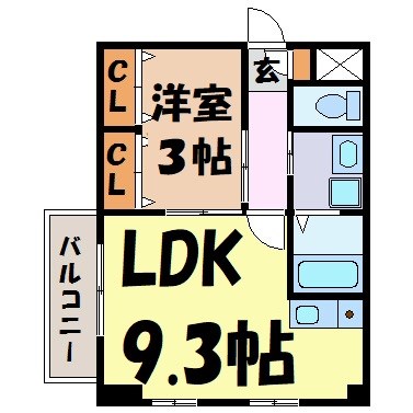 パークアベニュー東山 間取り図