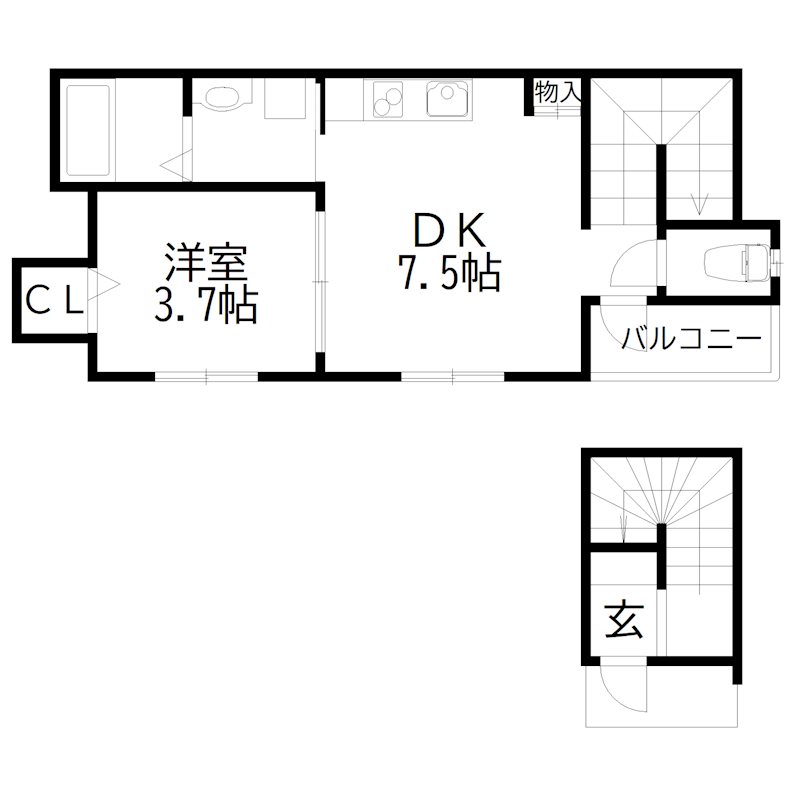 P-CUBE 間取り図