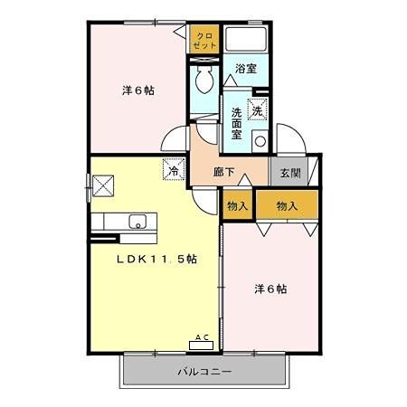 アタラクシアＣ 間取り