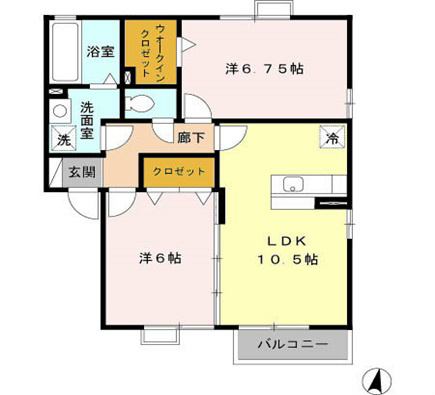 サニーハウスＡ 間取り