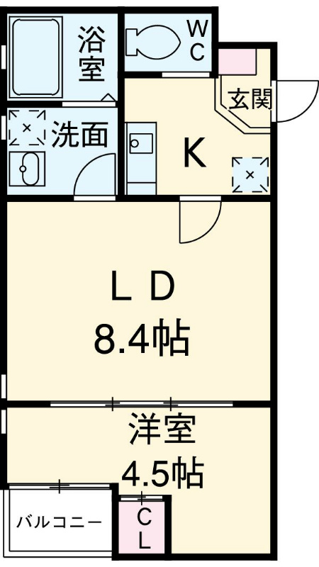 愛知県名古屋市北区上飯田南町５丁目 間取り