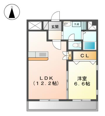 愛知県名古屋市北区柳原１丁目 間取り