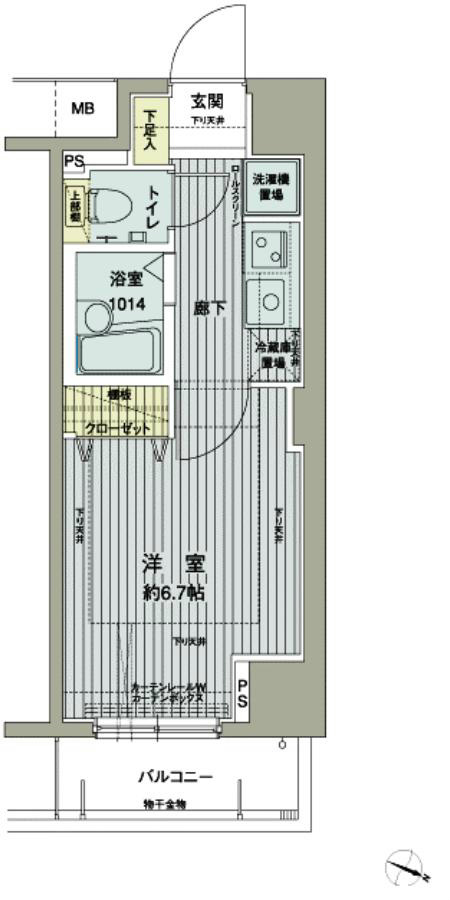 メインステージ西新宿 間取り