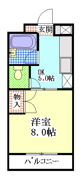 杉の杜ハイツ 間取り図