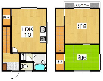 ハイツFUJII 間取り