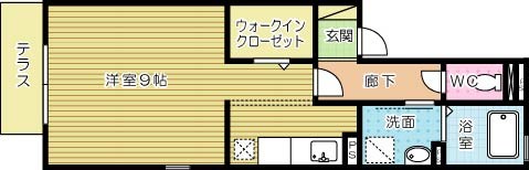 シルクハイツ  101号室 間取り