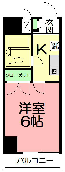 丸佳ビル 401号室 間取り