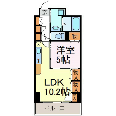 愛知県名古屋市中区新栄１丁目 間取り