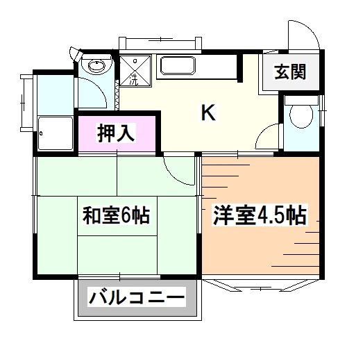 シェリーM 間取り図