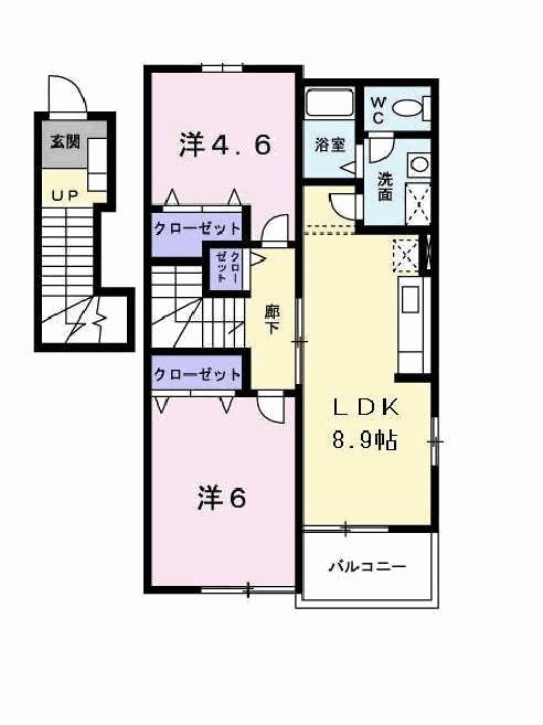 サンリット　レジデンスA 間取り図