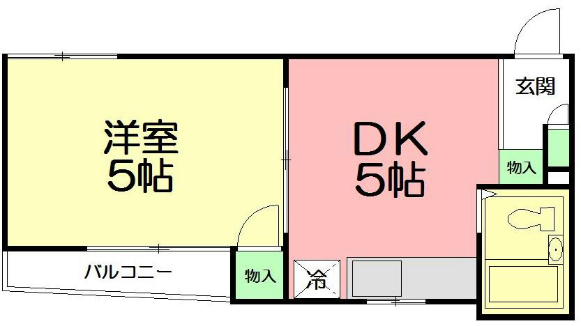 セントネージュ茅ヶ崎 203号室 間取り