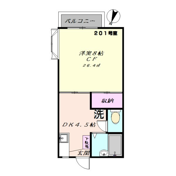 リヴレーヌ弐番館 間取り