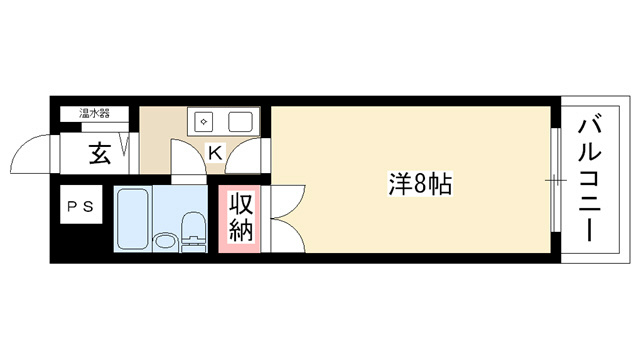 愛知県名古屋市東区筒井３丁目 間取り