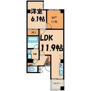 アヴォワール丸の内 間取り図