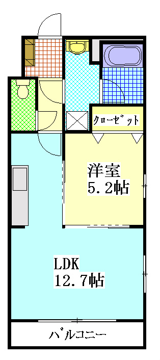 メゾンあさな 間取り図