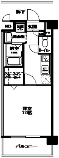 ｵｰﾗｳﾞｨｰﾇ 間取り図