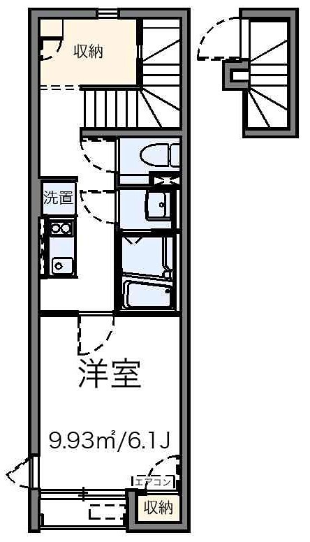 さくら苑 202号室 間取り