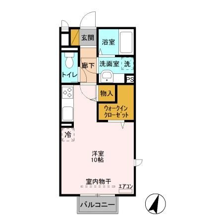 201号室 間取り