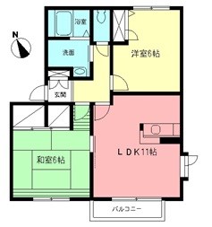 ベルデュールFⅡ 101号室 間取り