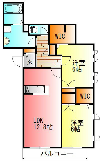 クレスト神谷 間取り