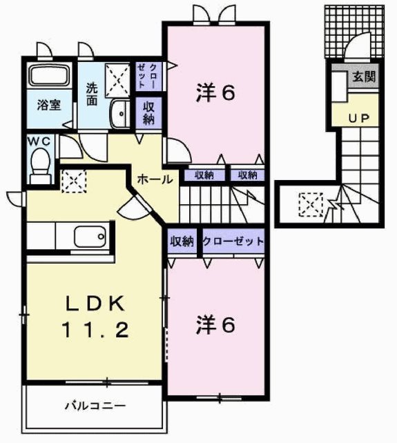 ジェルメ　フィオーレ 間取り図