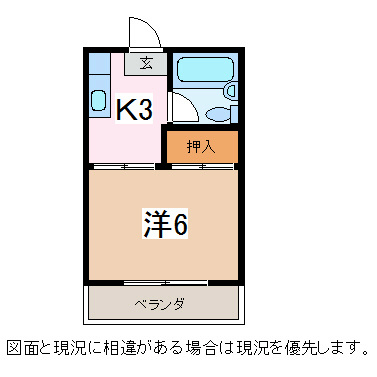 コーポ常念 間取り
