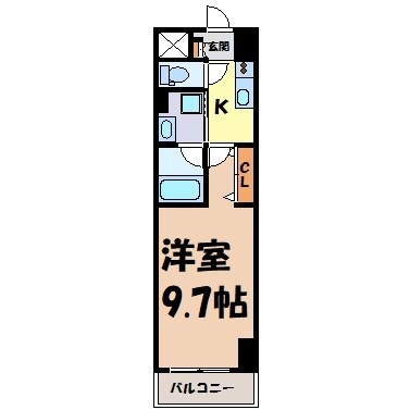 パークフラッツ新栄 間取り図