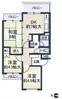 メゾン芝花 間取り